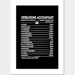 Operations Accountant T Shirt - Operations Accountant Factors Daily Gift Item Tee Posters and Art